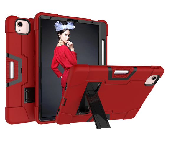 iPad Air 4th Gen (10.9-inch) Hybrid Kickstand case- Red