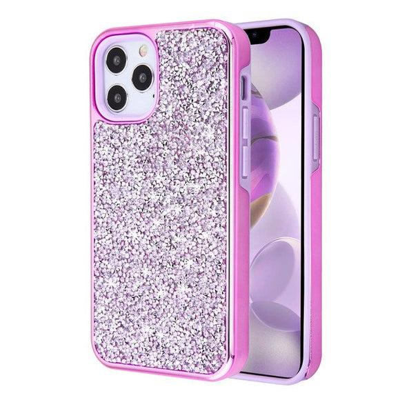 Sparkly Diamond case For 13 Pro Max -  Purple