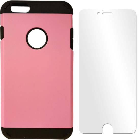 AIA CIP6PPN 5.5 In.Dual Hard Hybrid Case For IPhone 6 Plus, Pink