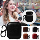 AirPods Leather Case Cover Protective Skin for Apple Airpod Charging Case US-Black
