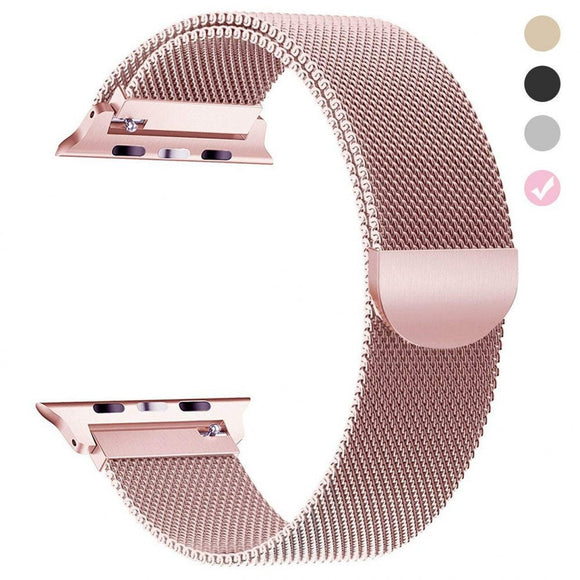 Milanese strap for Apple watch 38/40/41mm Stainless Steel - Rosegold