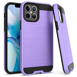 iPhone 12/ 12 Pro 6.1 Brushed Case 3 Purple