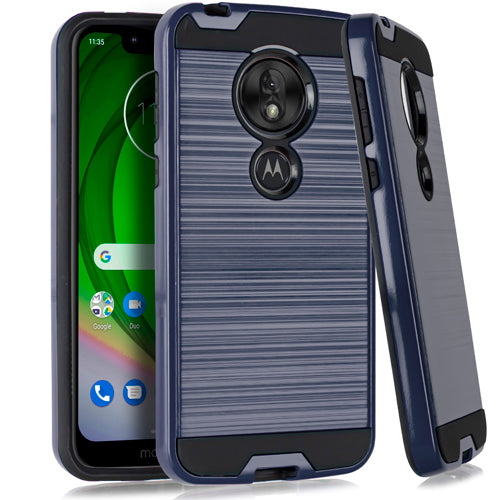 Motorola Moto G7 Play Brushed Case Navy Blue