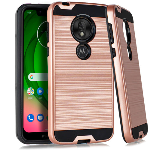 Motorola Moto G7 Play Brushed Case Rose Gold