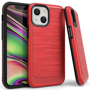 iPhone 13 MINI 5.4 Brushed Case 3 Red