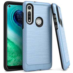 Motorola Moto G FAST Brushed Case 3 Navy Blue