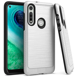 Motorola Moto G FAST Brushed Case 3 Silver