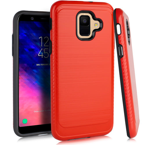 Samsung A6 Brushed Case 3 Red