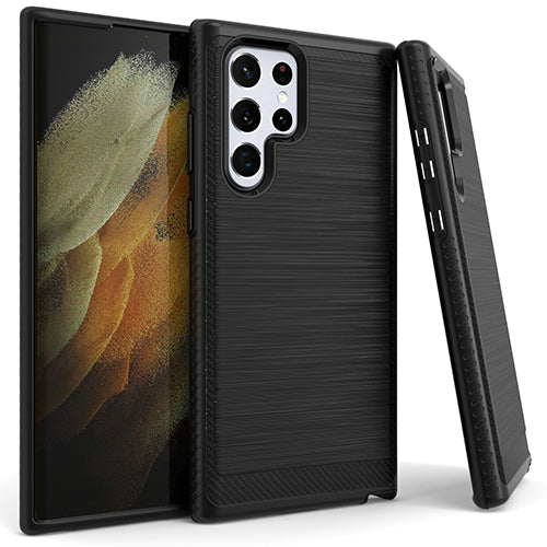 Samsung S22 ULTRA Brushed Case 3 Black