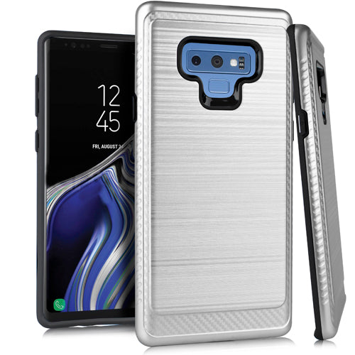 Samsung Note 9 N960 Brushed Case 3 Silver
