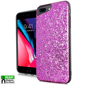 iPhone 8 Plus /7P /6P Chunky Glitter Pink