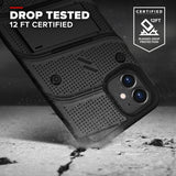 ZIZO BOLT SERIES IPHONE 12 MINI CASE WITH TEMPERED GLASS - BLACK