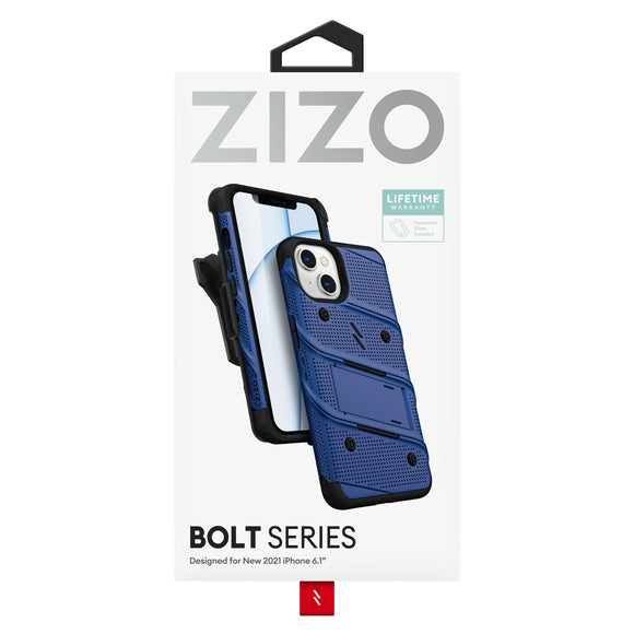 ZIZO BOLT Bundle iPhone 14/13 6.1 Case - Blue