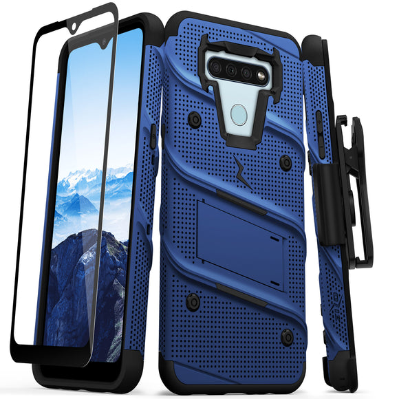ZIZO BOLT Series LG K51 / LG Reflect Case - Blue & Black