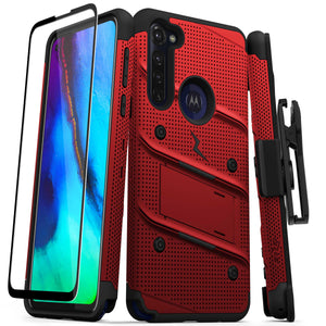 ZIZO BOLT MOTO G STYLUS CASE- RED