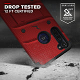 ZIZO BOLT MOTO G STYLUS CASE- RED