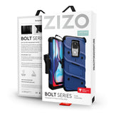 ZIZO BOLT Series Moto G Power (2021) Case - Blue & Black