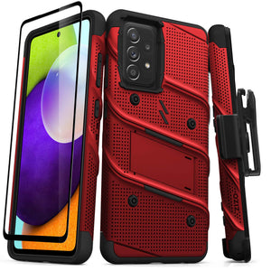 ZIZO BOLT Series Galaxy A52 5G Case - Red & Black