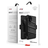 ZIZO BOLT Samsung Galaxy Note 10 Plus Case - Built-In Kickstand Belt Holster Lanyard - black/black