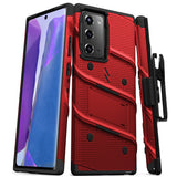 ZIZO BOLT Series Galaxy Note 20 Ultra Case - Red (NO GLASS)