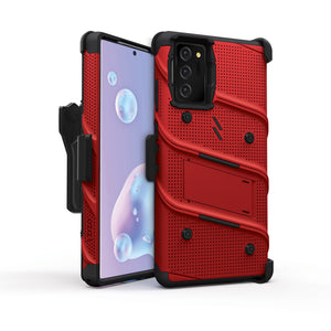 ZIZO BOLT Series Galaxy Note 20 Case - Red & Black  (NO GLASS)