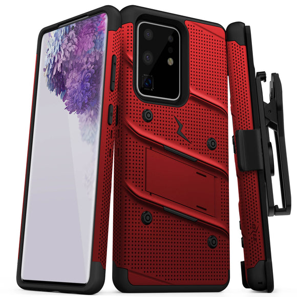 ZIZO BOLT Series Galaxy S20 Ultra Case - Red