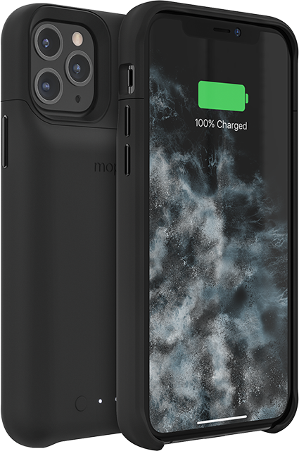 mophie - Juice Pack Access Power Bank Case 2,200 mAh for Apple iPhone 11 Pro Max - Black