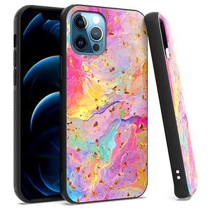 iPhone 12 Pro MAX 6.7 Chrome Flake Marble Rainbow