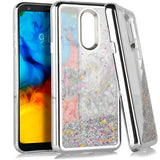 LG Stylo 5 CHROME Glitter Motion Case