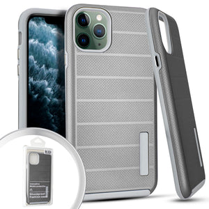 PKG iPhone 11 Pro MAX 6.5 Delux Brushed Case Silver