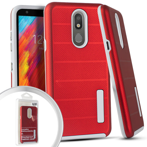 PKG LG Aristo 4 PLUS X320 Delux Brushed Case Red