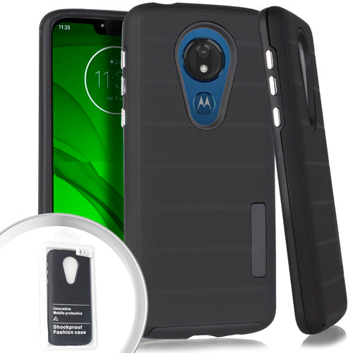 PKG Motorola Moto G7 Power Delux Brushed Case Black