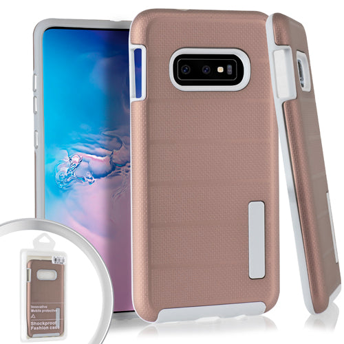 Samsung Galaxy S10e Hybrid Grip Case Cover (DBC ROSEGOLD)