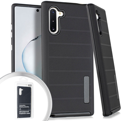 PKG Samsung Note 10 Delux Brushed Case Black