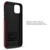 ZIZO DIVISION IPHONE 11 PRO (2019) CASE - DUAL LAYERED AND SHOCKPROOF PROTECTION - BLACK & METALLIC RED