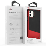ZIZO DIVISION SERIES IPHONE 11 (2019) CASE - DUAL LAYERED AND SHOCKPROOF PROTECTION - BLACK / METALLIC RED