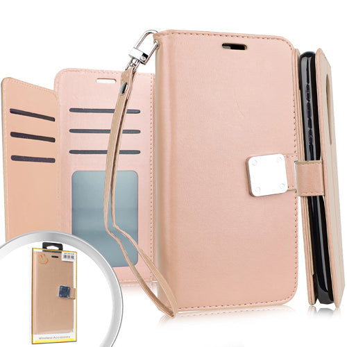 Samsung A51 5G Deluxe Wallet Blister Rose Gold