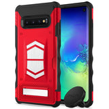 SAMSUNG GALAXY S10 ELECTRO SERIES WITH CARD SLOT BUILT IN MAGNET AIR VENT MAGNETIC HOLDER