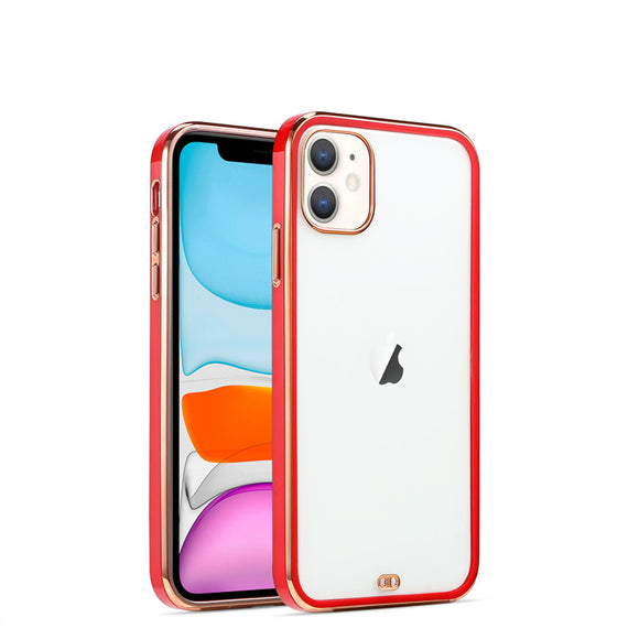 iPhone 12/12 Pro Color Bumper Case- Red