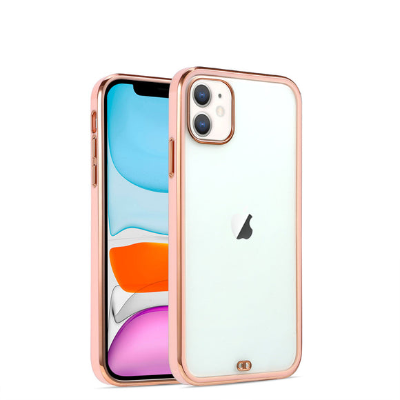 iPhone 12/12 Pro Color Bumper Case - Pink