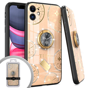 PKG iPhone 11 6.1 Bling Ring Case TIME Rose Gold