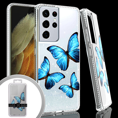 PKG Samsung S21 ULTRA 6.8 IMD Butterflies