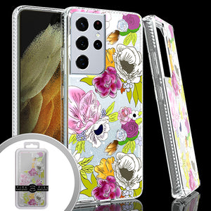 PKG Samsung S21 ULTRA 6.8 IMD Floral