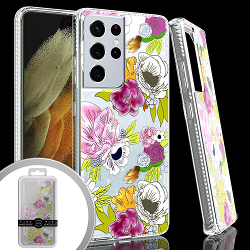 PKG Samsung S21 ULTRA 6.8 IMD Floral