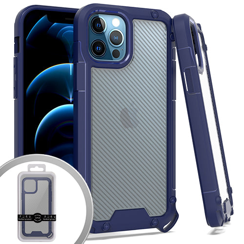 PKG iPhone 12 Pro MAX 6.7 PROZIN CARBON Navy Blue