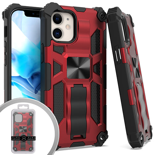 PKG iPhone 12 MINI 5.4 Tactical Stand Red