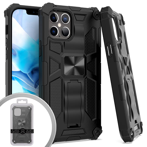 PKG iPhone 12/ 12 Pro 6.1 Tactical Stand Black
