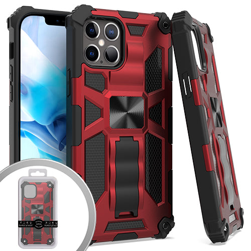 PKG iPhone 12/ 12 Pro 6.1 Tactical Stand Red