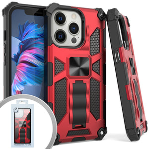 PKG iPhone 13 PRO MAX 6.7 Tactical Stand Red