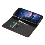 Reiko Samsung Galaxy S8 Active 3-In-1 Wallet Case In Red